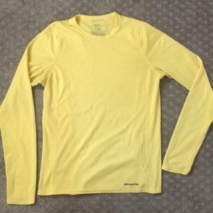 Patagonia Yellow Long Sleeve Tee